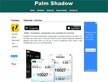 Tablet Screenshot of footsteps.palmshadow.com